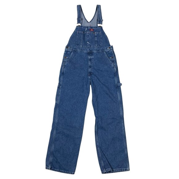 Dickies Classic Blue Denim Overalls - Picture 1 of 7